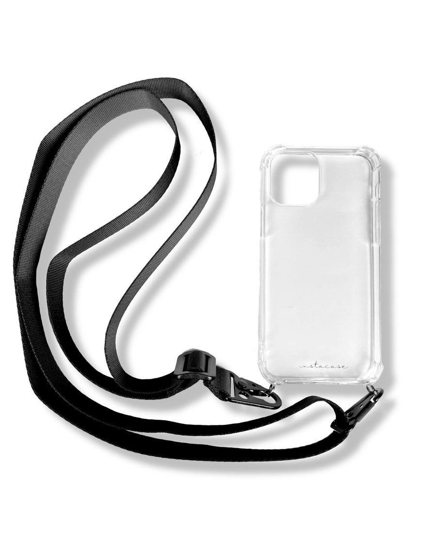 funda con cinta transparente