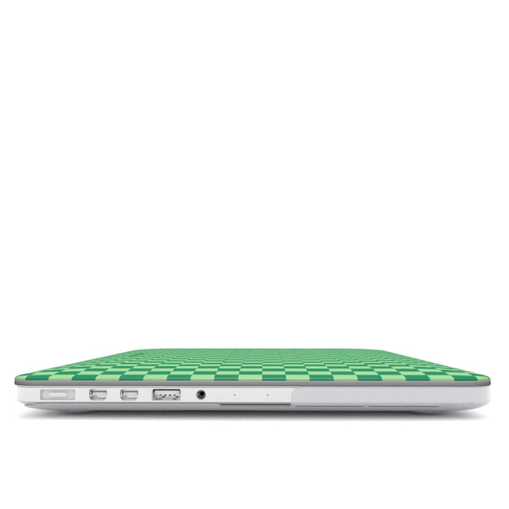 Funda para MacBook - Verde ajedrez