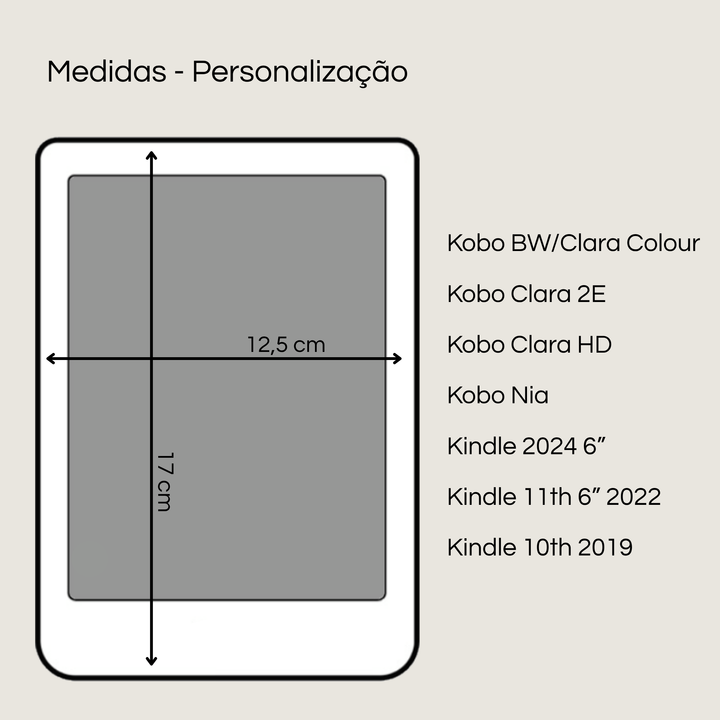 Kobo/Kindle - Capa Personalizada