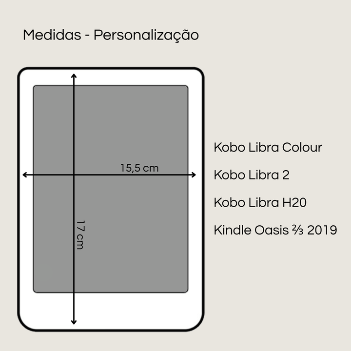 Kobo/Kindle - Capa Personalizada