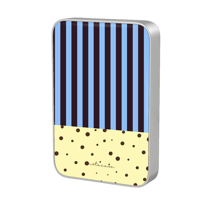 Power Bank Magnética Blue Cheese Prata MagSafe — InstaCase Portugal