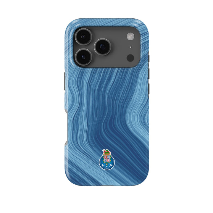 Capa iPhone FC Porto Blue Splash oficial FCP — InstaCase Portugal