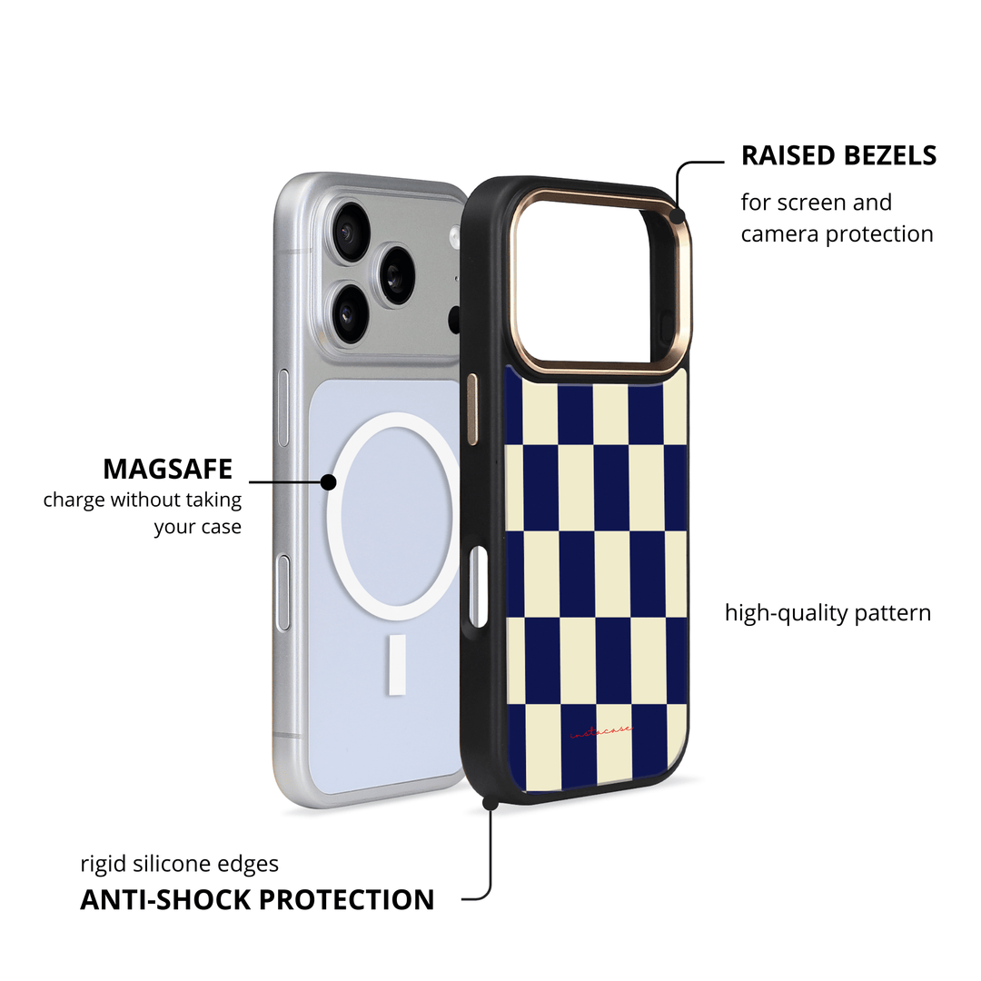 Capa iPhone Ocean Tile Premium Glossy — InstaCase Portugal