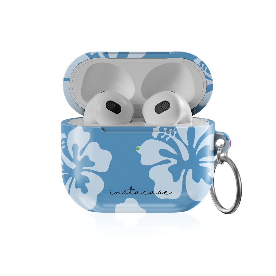 Funda para AirPods Blue Hibiscus — InstaCase Portugal