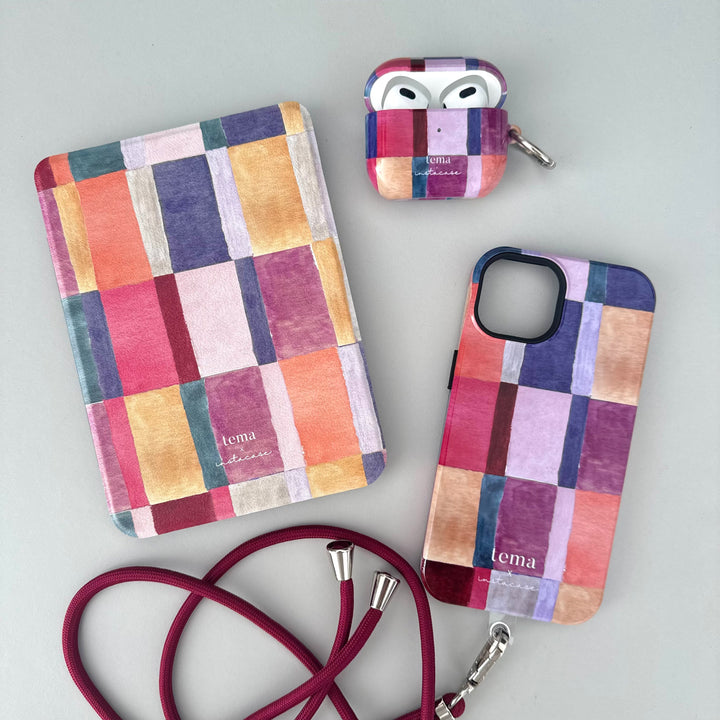 Funda geométrica para AirPods