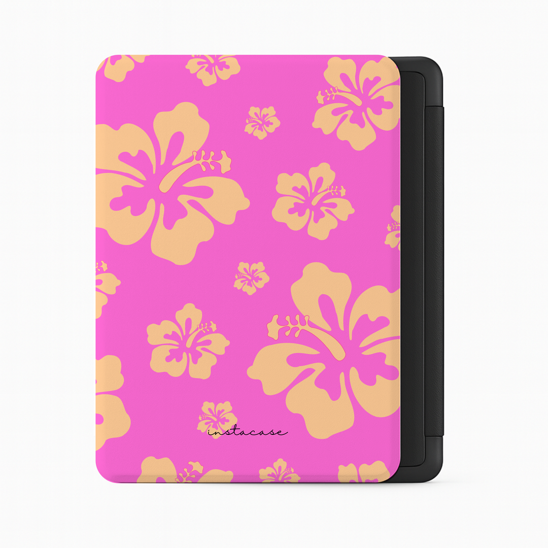 Capa Pink Hibiscus para Kobo Kindle — InstaCase Portugal