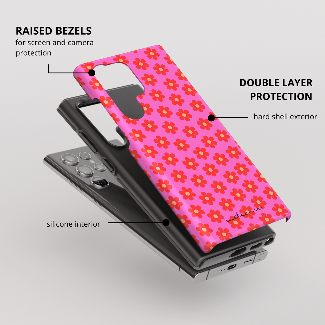 Funda Samsung Galaxy Flower Rush Premium Glossy — InstaCase 