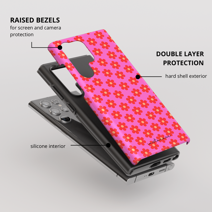 Funda Samsung Galaxy Flower Rush Premium Glossy — InstaCase 