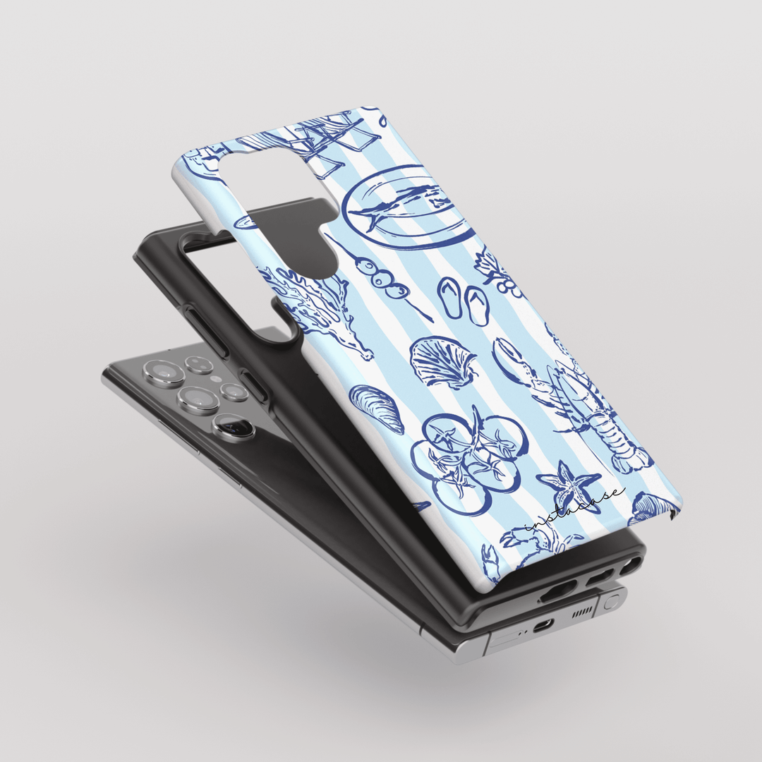 Funda Samsung Galaxy Mediterranean Sketch Premium Glossy — InstaCase Portugal