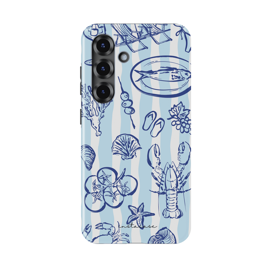 Funda Samsung Galaxy Mediterranean Sketch Premium Glossy — InstaCase Portugal