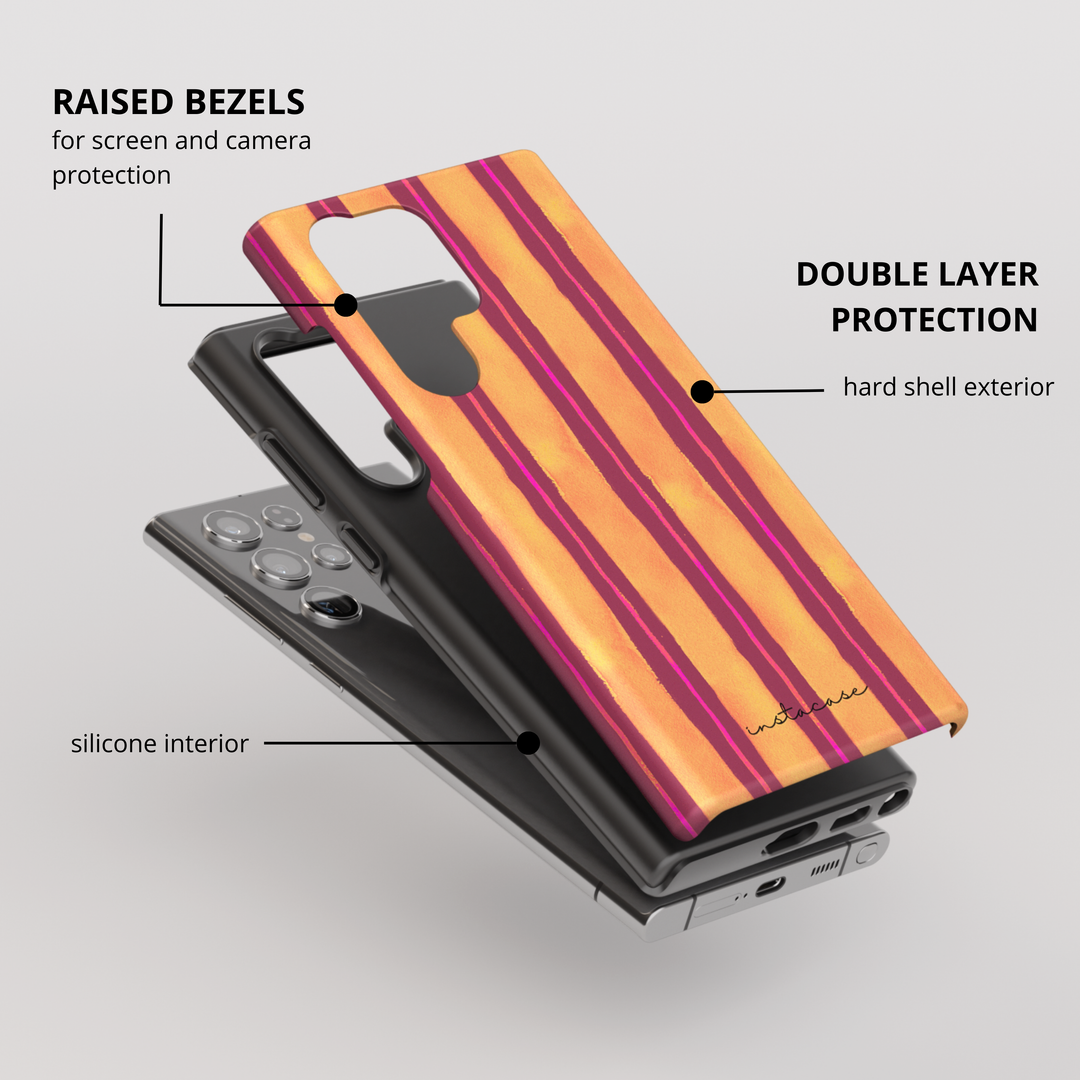 Funda Samsung Galaxy Sunset Flame Premium Glossy — InstaCase 