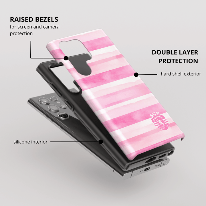Capa Samsung Sporting Rosa oficial SCP — InstaCase Portugal