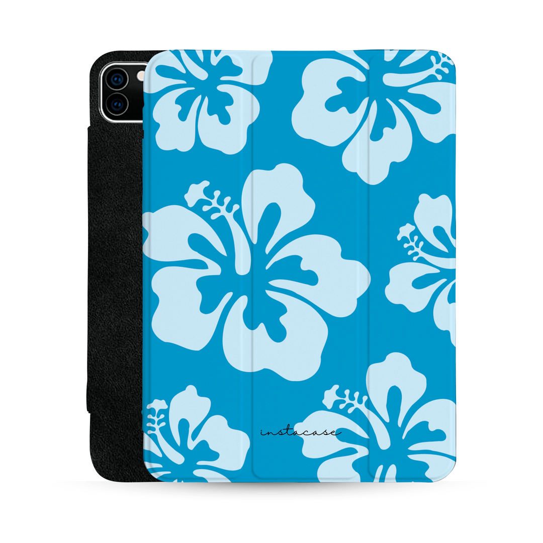 Blue Hibiscus iPad Case — InstaCase Portugal