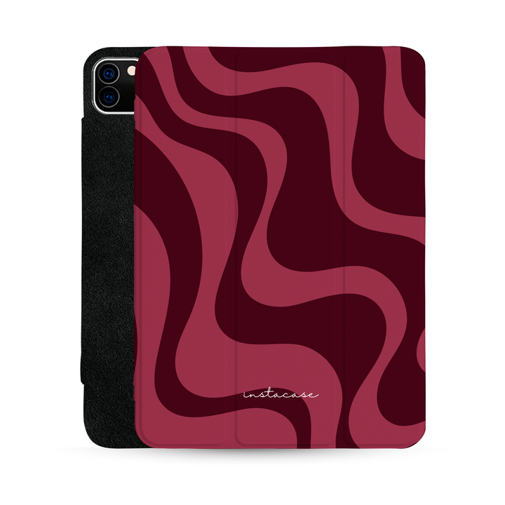 Burgundy Flow iPad Case — InstaCase Portugal