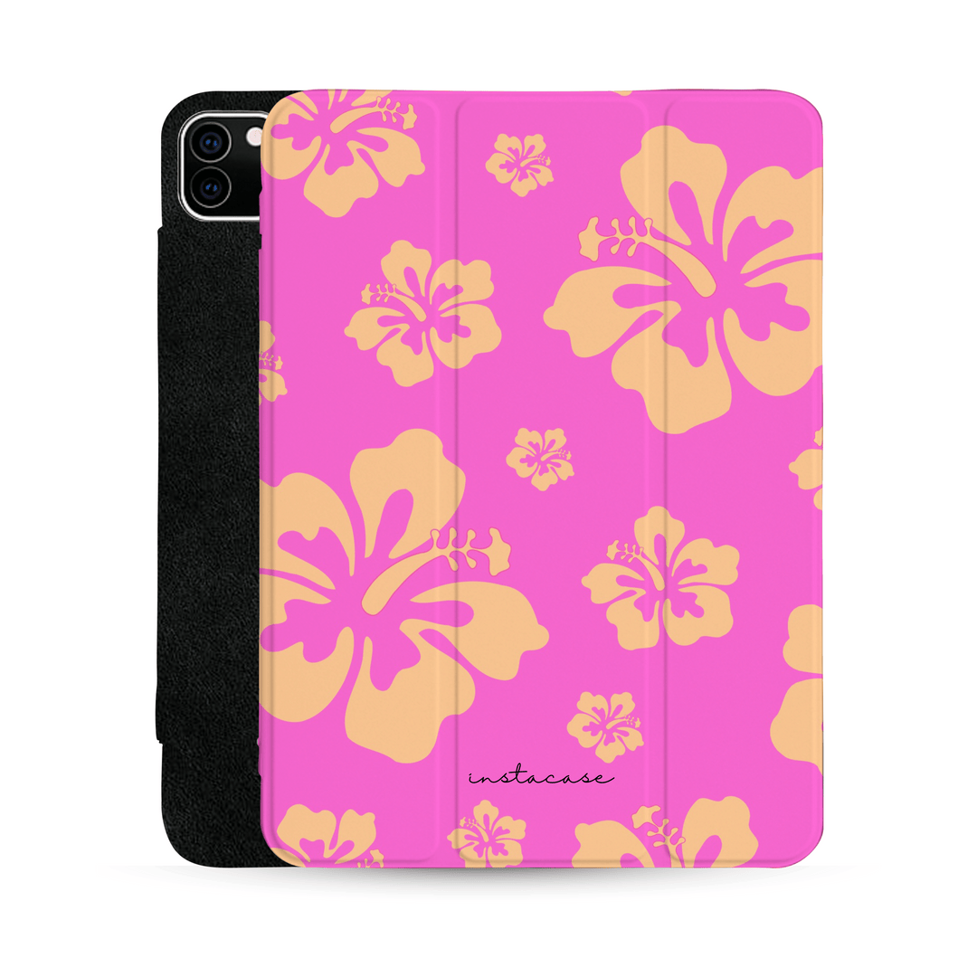 Capa iPad Pink Hibiscus — InstaCase Portugal