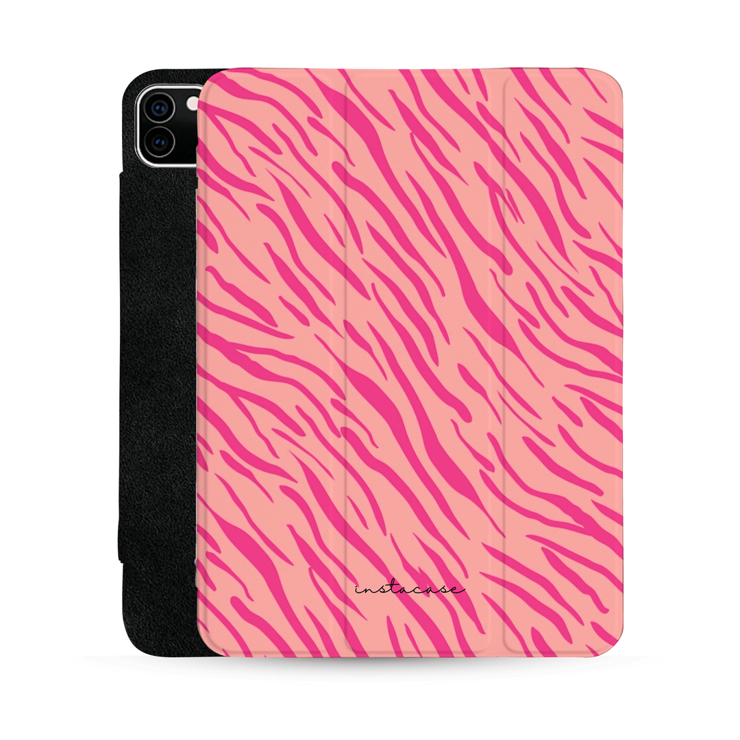 Capa iPad Pink Zebra — InstaCase Portugal