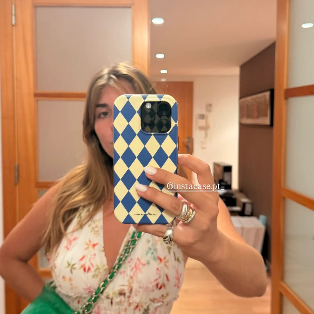 Funda para iPhone Blue Riviera Premium Glossy — InstaCase Portugal