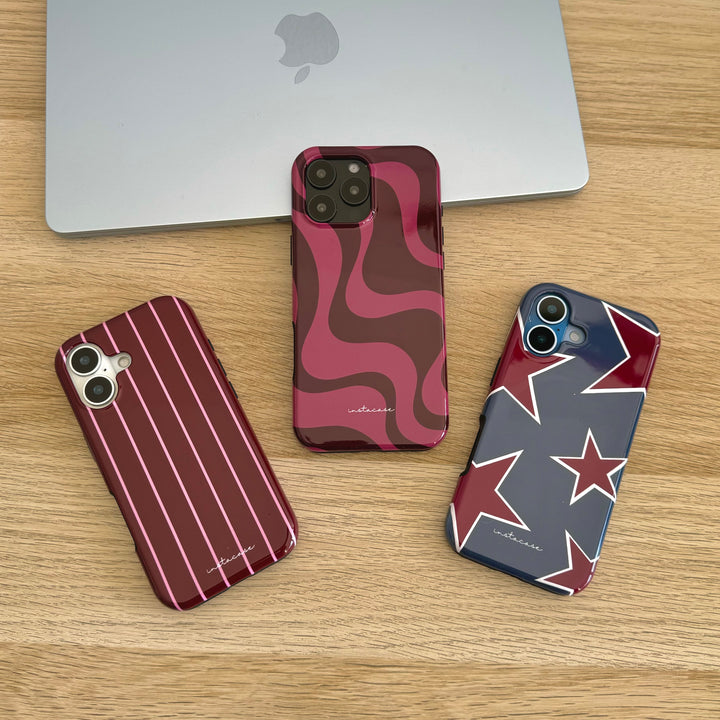 Capa iPhone Crimson Premium Glossy — InstaCase Portugal
