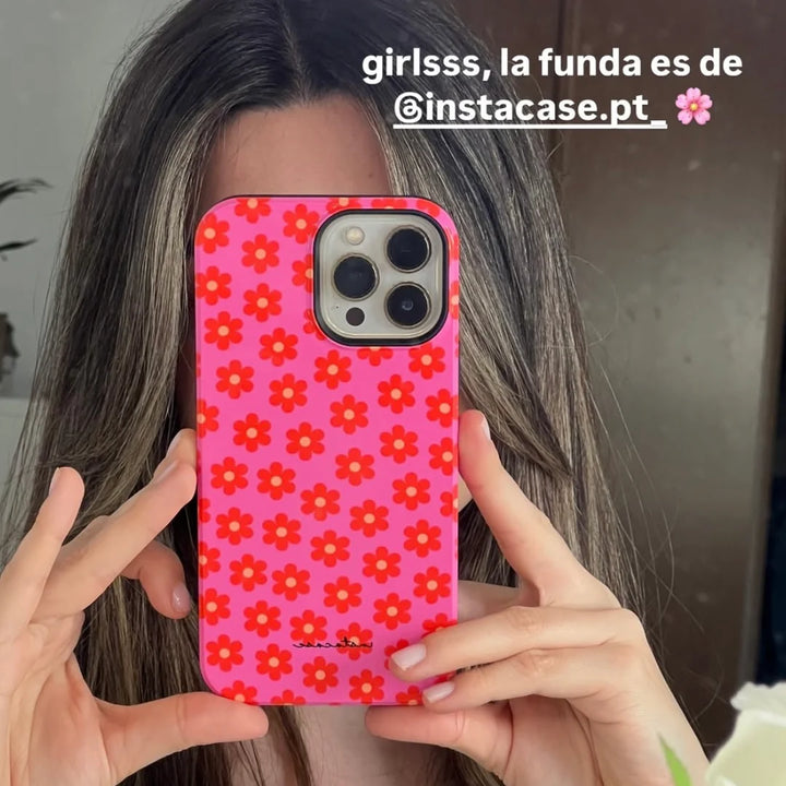 Funda para iPhone Flower Rush Premium Glossy — InstaCase 