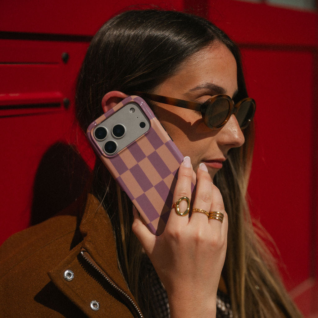 Capa iPhone Maple Tile Premium Glossy — InstaCase Portugal