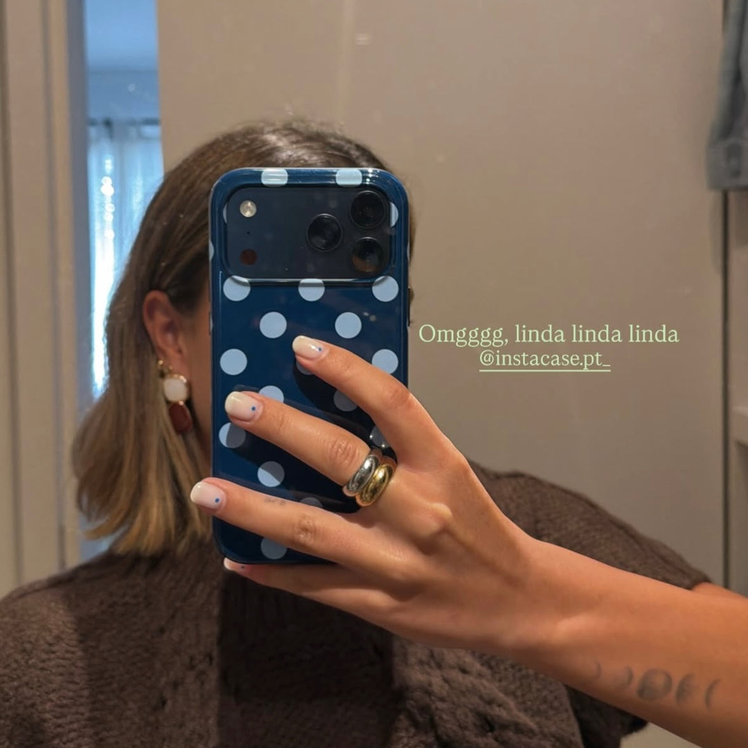 Midnight Breeze Premium Glossy iPhone Case — InstaCase Portugal
