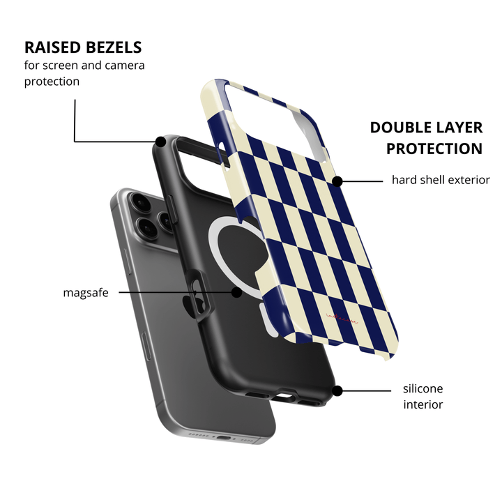 Capa iPhone Ocean Tile Premium Glossy — InstaCase Portugal