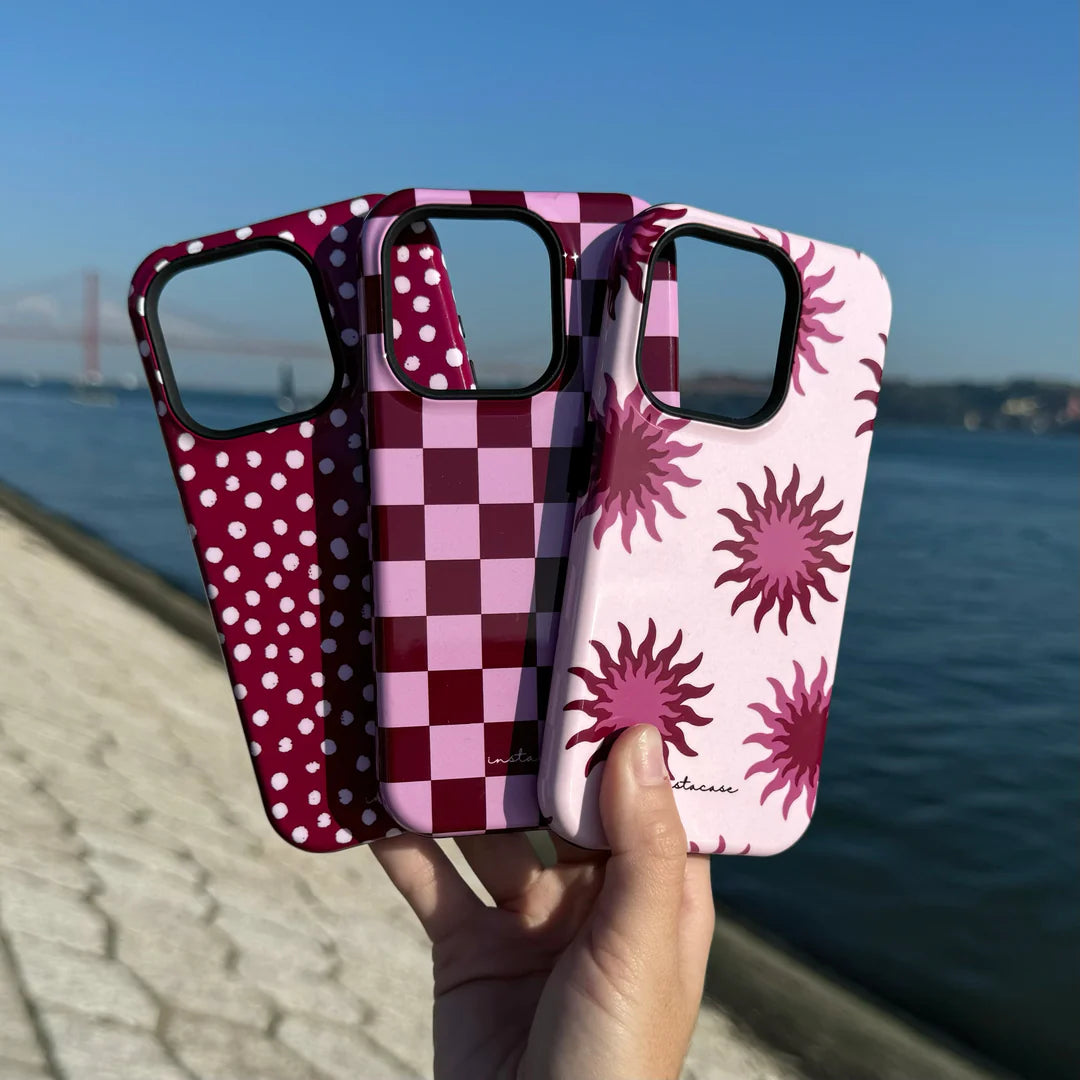 Funda para iPhone Sunset Premium Glossy — InstaCase Portugal