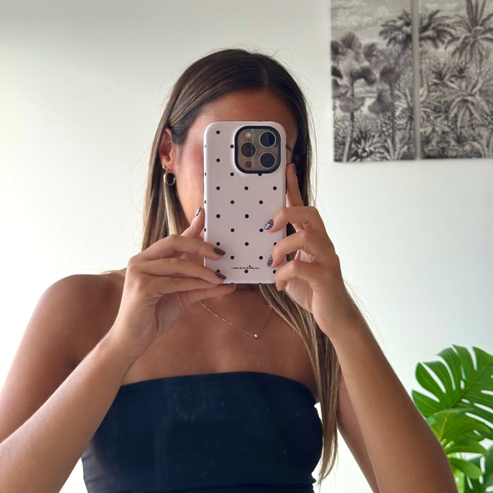 Capa iPhone Timeless Noir Premium Glossy — InstaCase Portugal