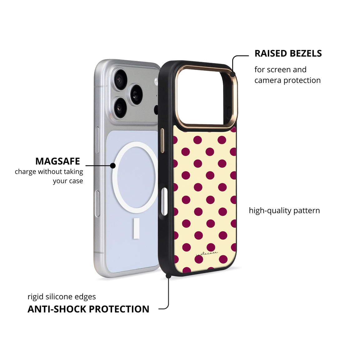 Funda para iPhone Vanilla Berry Prestige Glossy — InstaCase Portugal