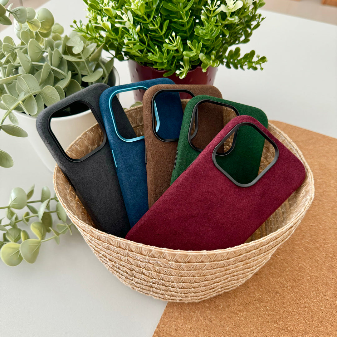 Funda premium para iPhone de Alcántara — InstaCase Portugal