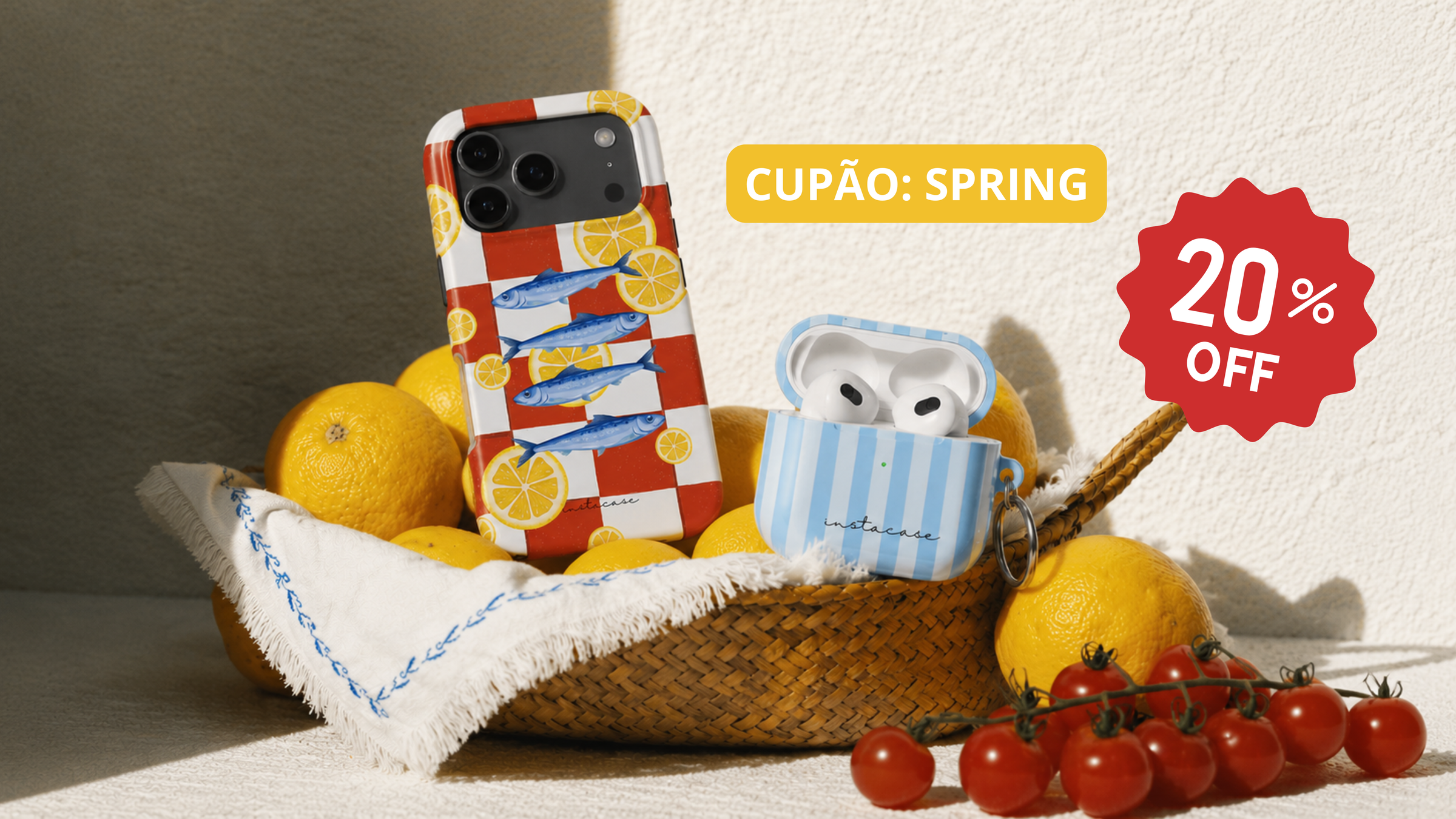 Fundas para iPhone, Kobo, baterías externas, AirPods y iPad - InstaCase Portugal