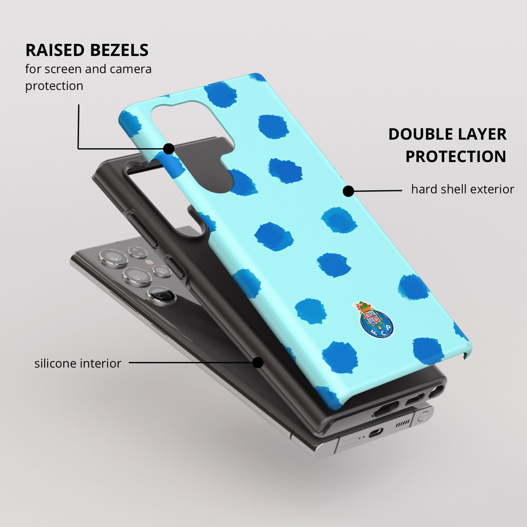Capa Samsung Galaxy FC Porto Confetti oficial FCP — InstaCase Portugal