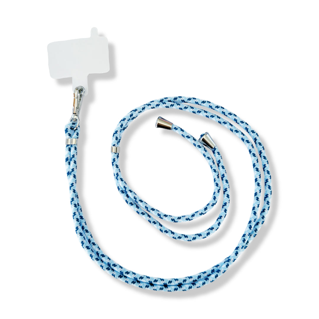 Dark and Light Blue Universal Phone Lanyard — InstaCase 