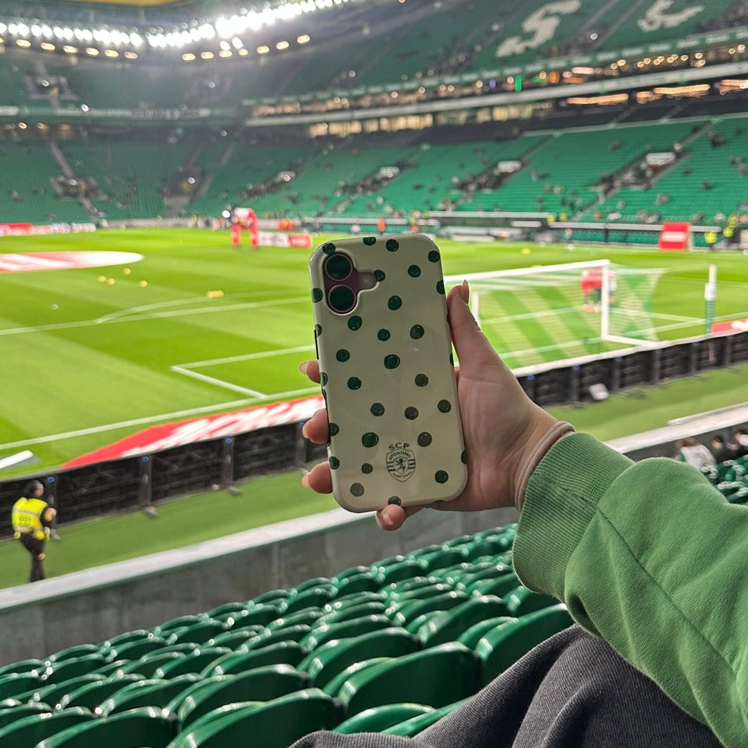 Capa Sporting - Bolinhas Verdes