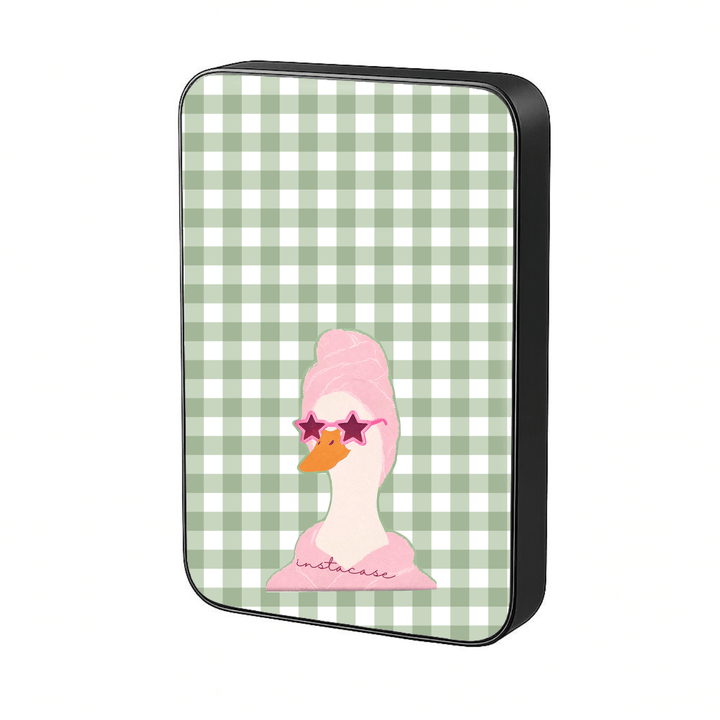 Power Bank Magnética Glam Duck Preta MagSafe — InstaCase Portugal