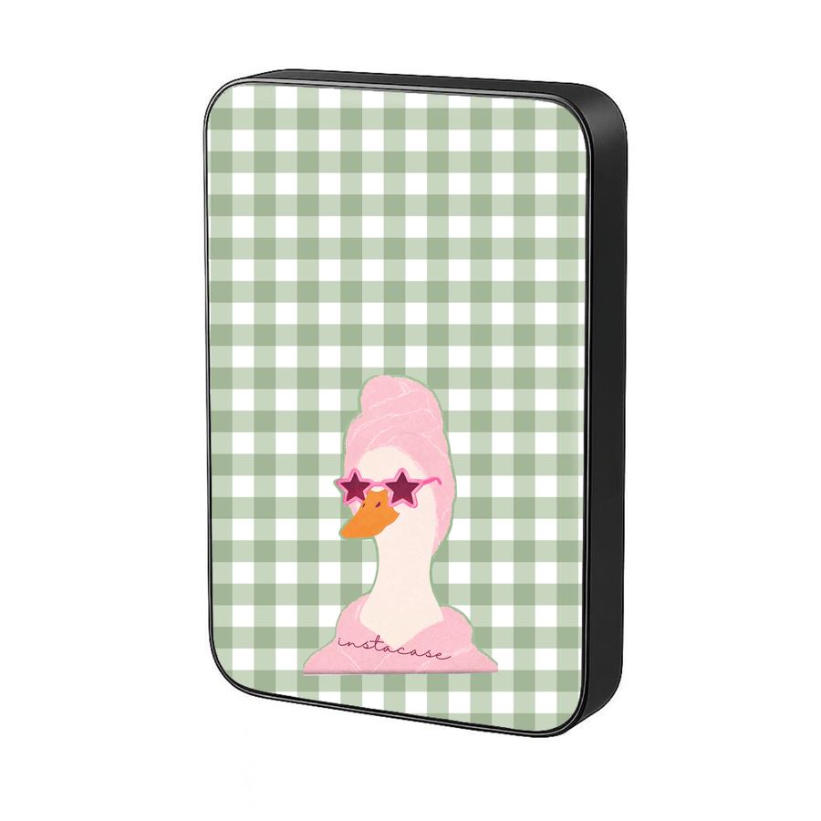 Power Bank Magnética Glam Duck Preta MagSafe — InstaCase Portugal
