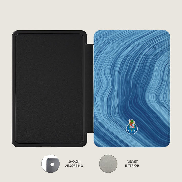 Capa Kobo Kindle FC Porto Blue Splash oficial FCP — InstaCase Portugal
