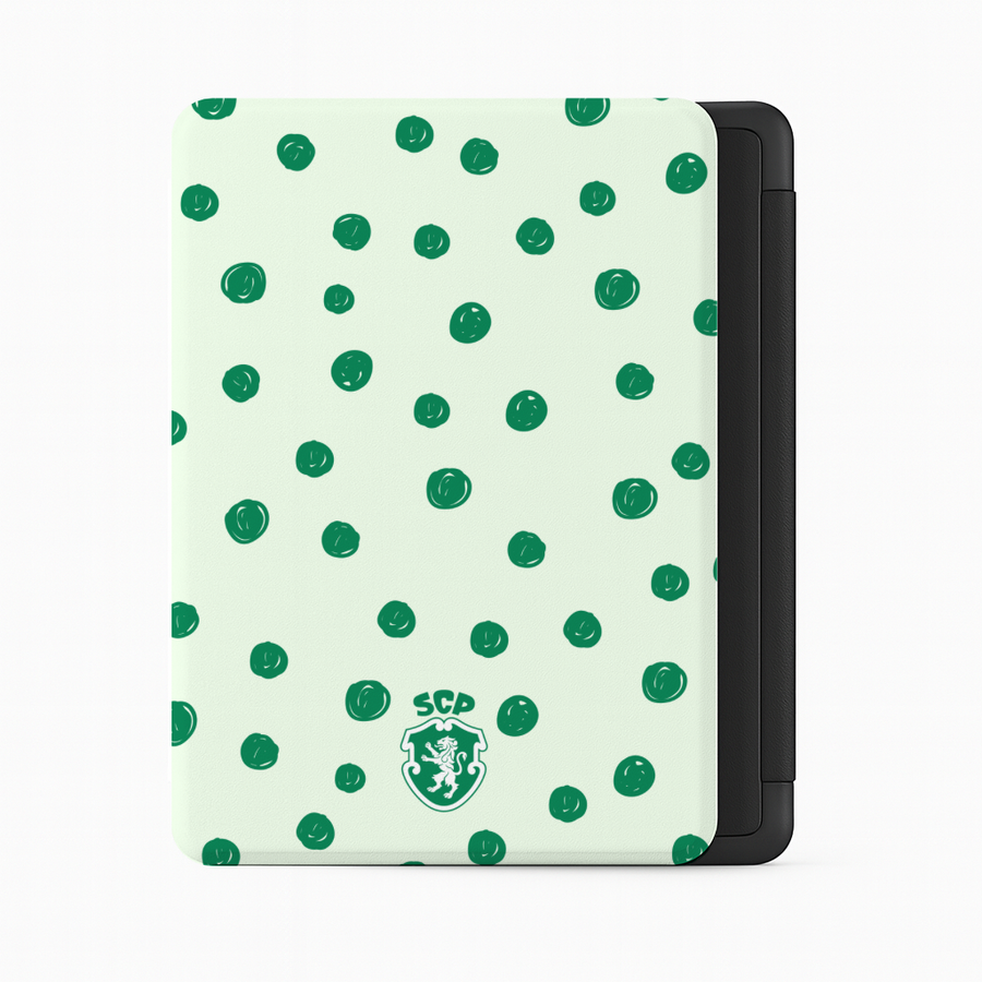 Official SCP Kobo Kindle Sporting CP Green Polka Dot Case — InstaCase Portugal