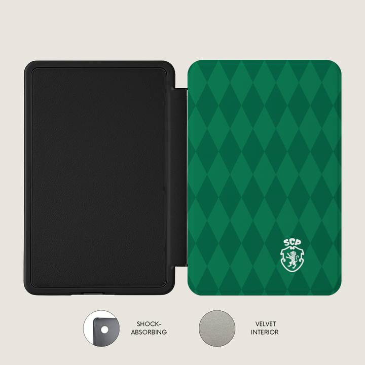 Capa Kobo Kindle Sporting CP Losangos oficial SCP — InstaCase Portugal