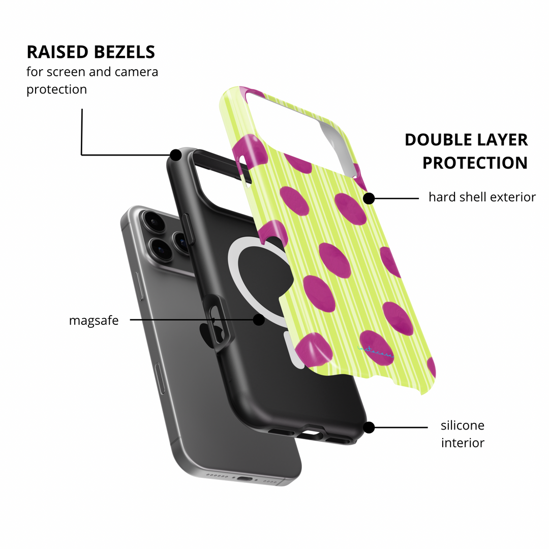 Capa iPhone Lime Pop Premium Glossy — InstaCase Portugal