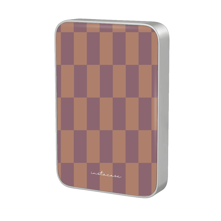 Power Bank Magnética Maple Tile Prata MagSafe — InstaCase Portugal