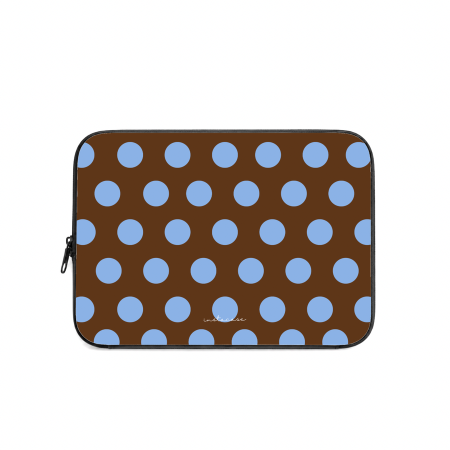 Bolsa Computador Mocha Sky InstaCase — Saffiano Leather Design Exclusivo