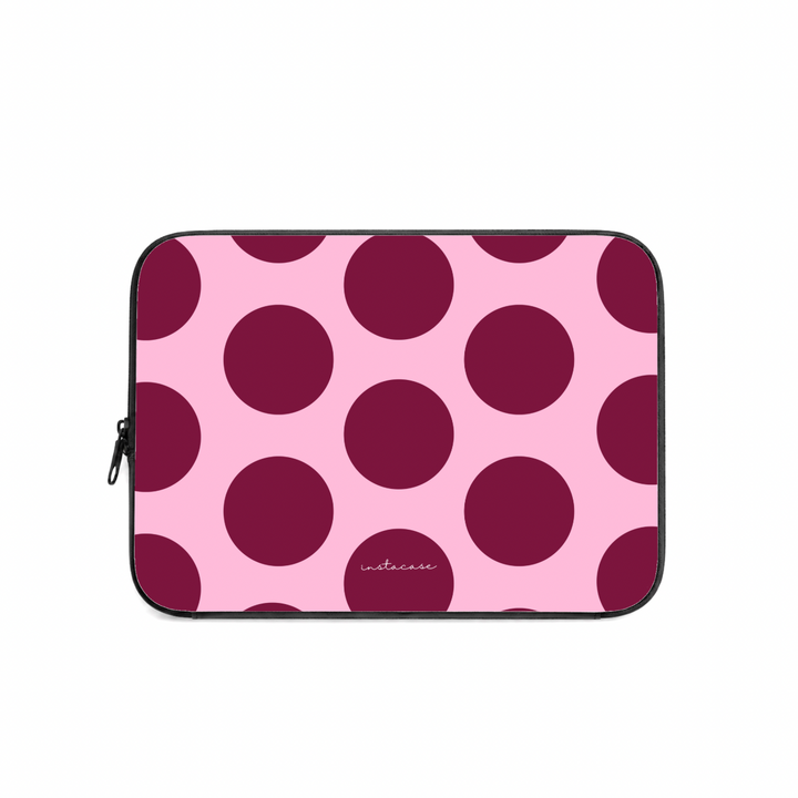 Bolsa Computador Rose Velvet InstaCase — Saffiano Leather Design Exclusivo