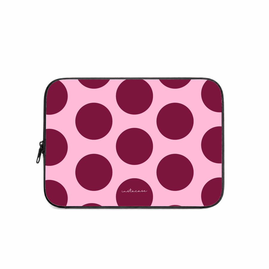 Bolsa Computador Rose Velvet InstaCase — Saffiano Leather Design Exclusivo