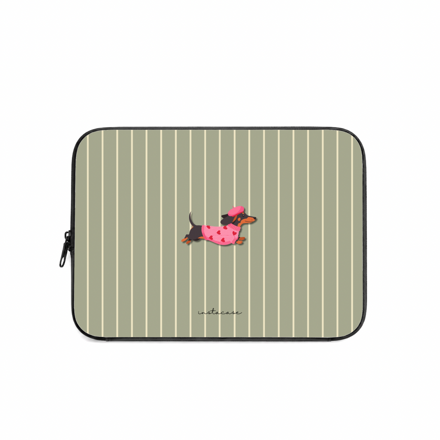Bolsa Computador Cozy Love InstaCase — Saffiano Leather Design Exclusivo