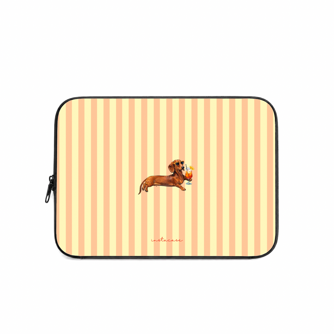 Bolsa Computador Spritz Sausage InstaCase — Saffiano Leather Design Exclusivo