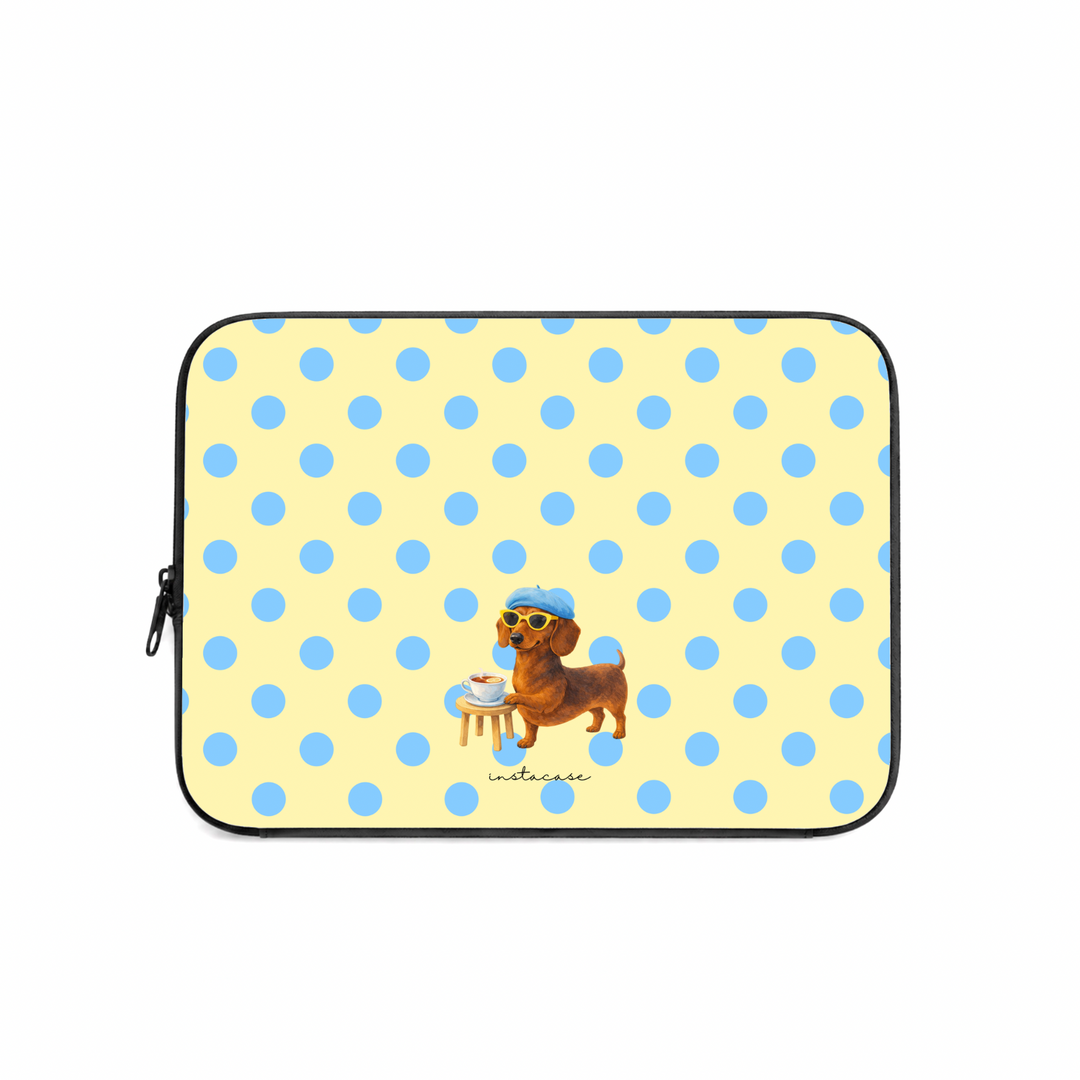 Bolsa Computador Spill the Tea InstaCase — Saffiano Leather Design Exclusivo