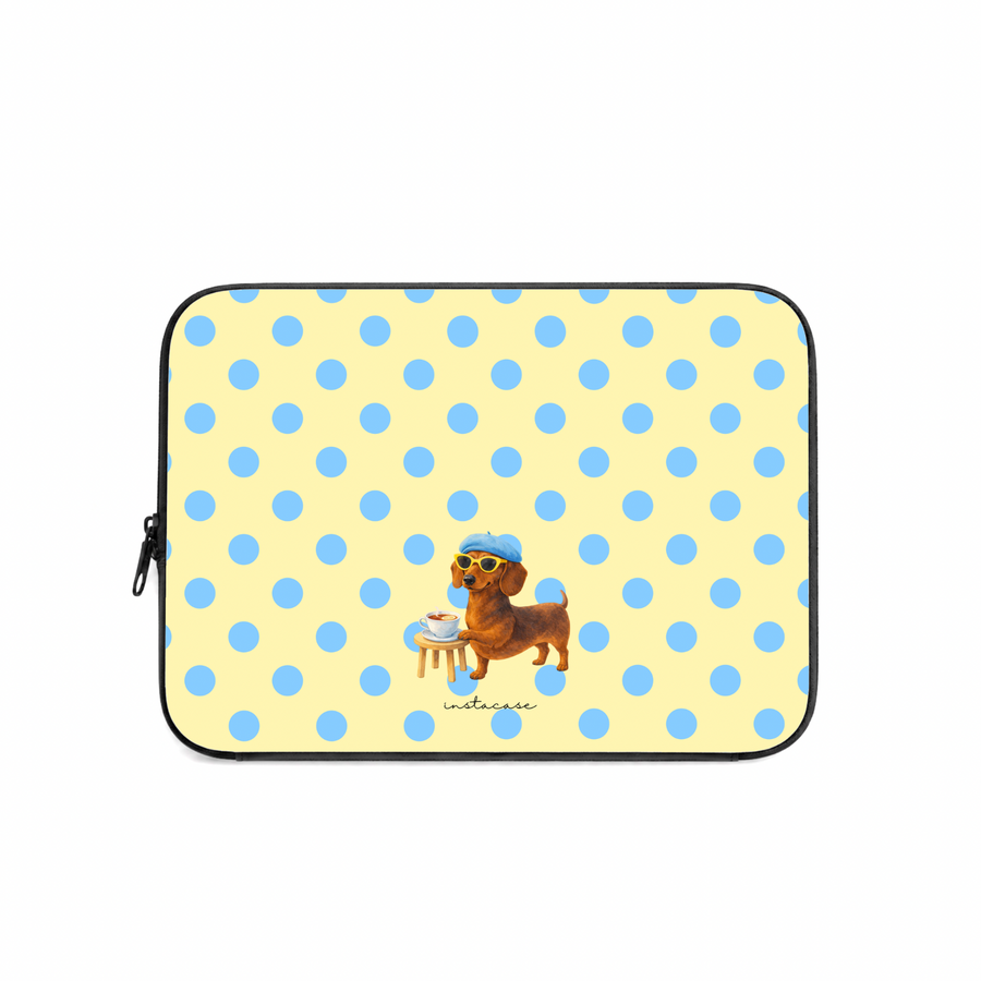 Bolsa Computador Spill the Tea InstaCase — Saffiano Leather Design Exclusivo