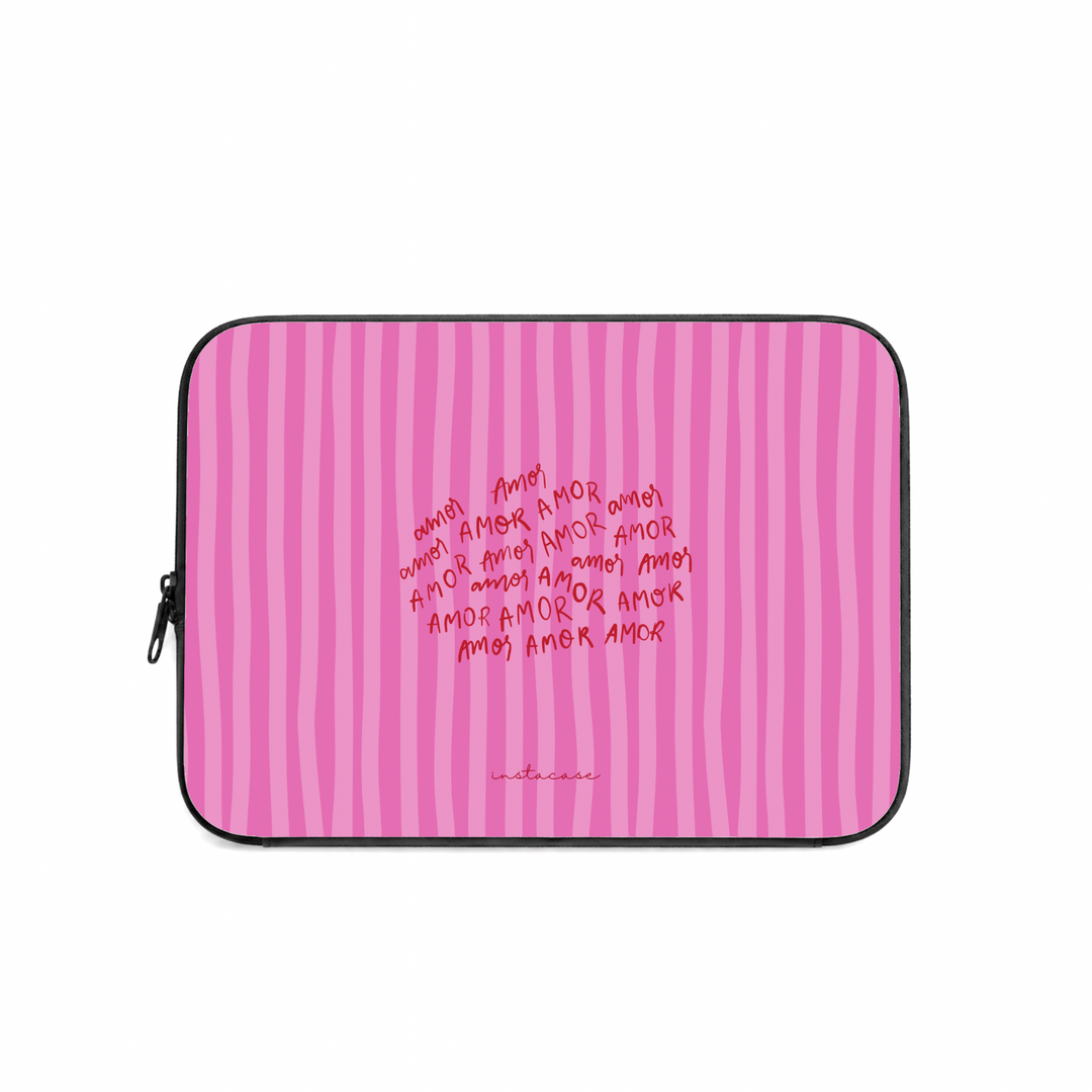 Bolsa Computador Amor, Amor InstaCase — Saffiano Leather Design Exclusivo