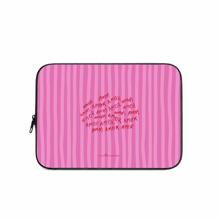 Bolsa Computador Amor, Amor InstaCase — Saffiano Leather Design Exclusivo